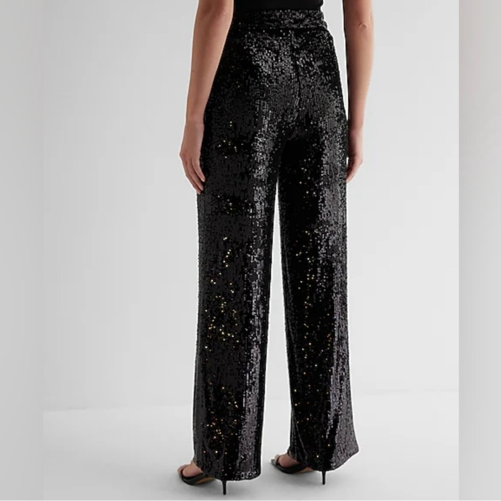 Express black sequins pants (women’s XL) (NWT) - Picture 3 of 15